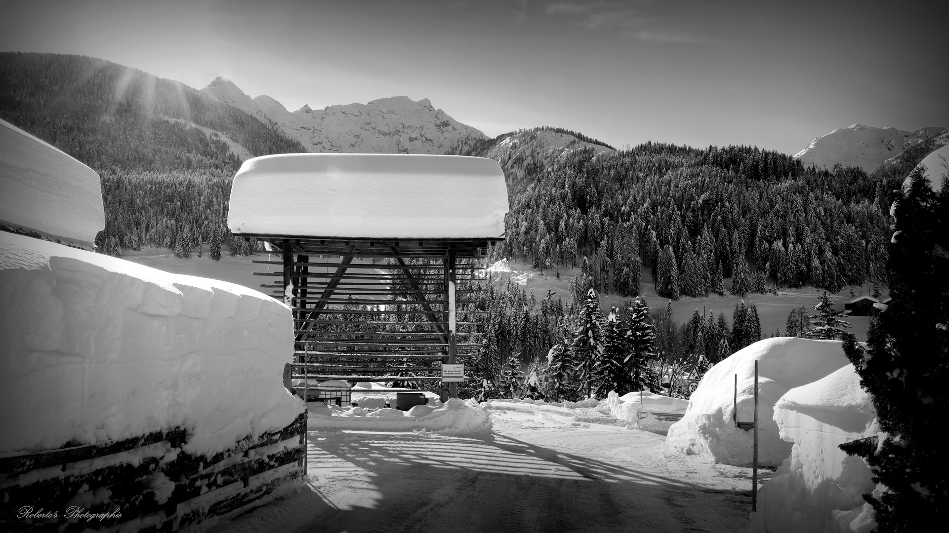 "Spuren im Schnee - Maria Luggau im Lesachtal" 