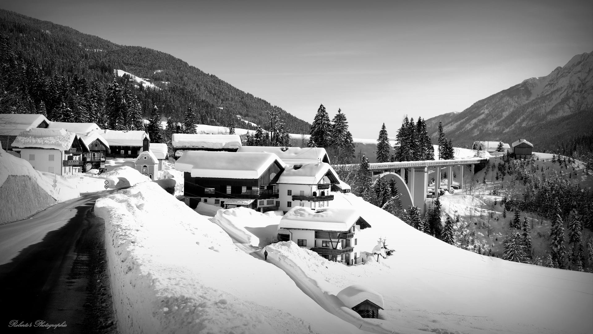 "Spuren im Schnee - Maria Luggau im Lesachtal" 