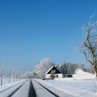 Spuren im Schnee > Zum Polarstern @ immer geradeaus der Nase nach bis zur Morgendämmerung! :-)