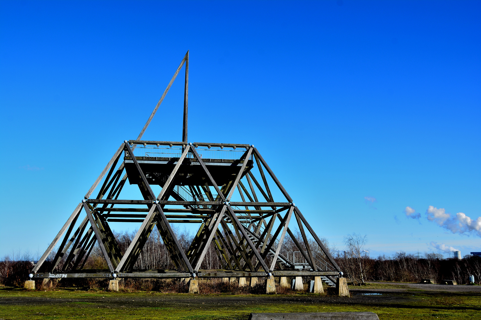 Spurwerkturm auf der Halde Brockenscheidt Waltrop