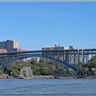 Spuyten Duyvil Bridge vor Henry Hudson Bridge New York