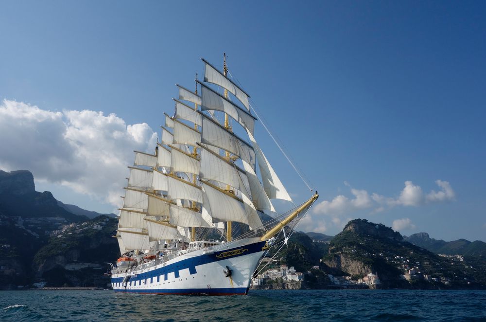 SPV "Royal Clipper" vor Amalfi