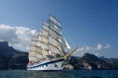 SPV "Royal Clipper" vor Amalfi