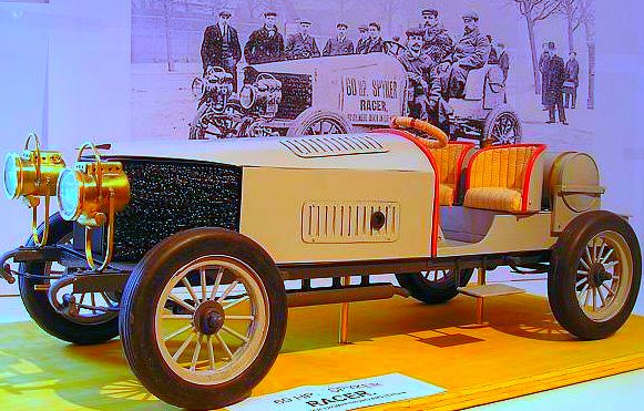 SPYKER Race Car 1903 first four wheel drive car