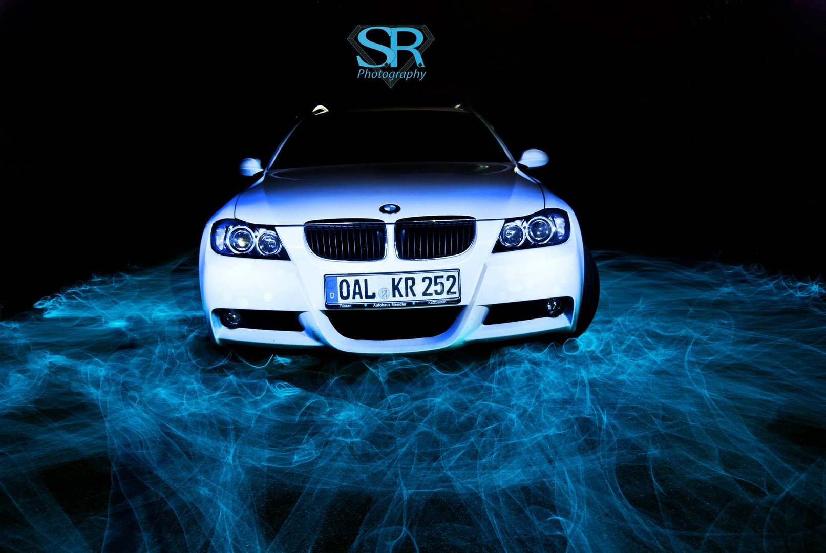 S.R. Photography Lightart "Blauer Nebel"