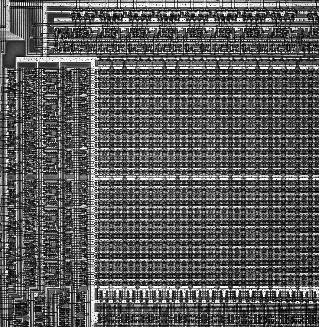 SRAM (Detail von NEC uPD77C25 DSP)