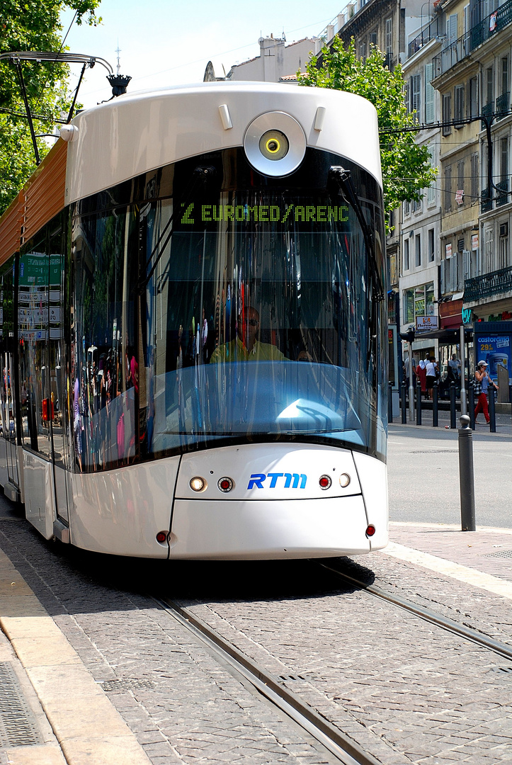 Sraßenbahn in Marseille