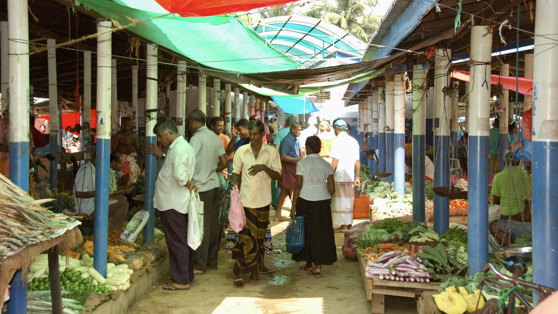 Sri Lanka (2016), Markt in Aluthgama