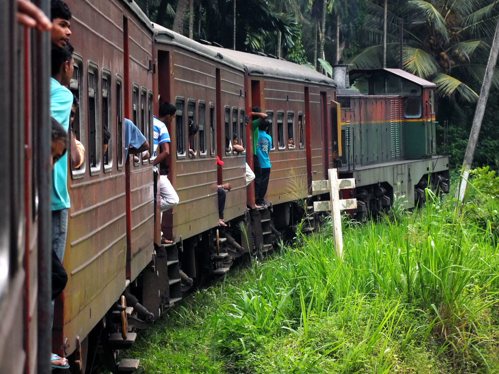 Sri Lanka Bahnfahrt