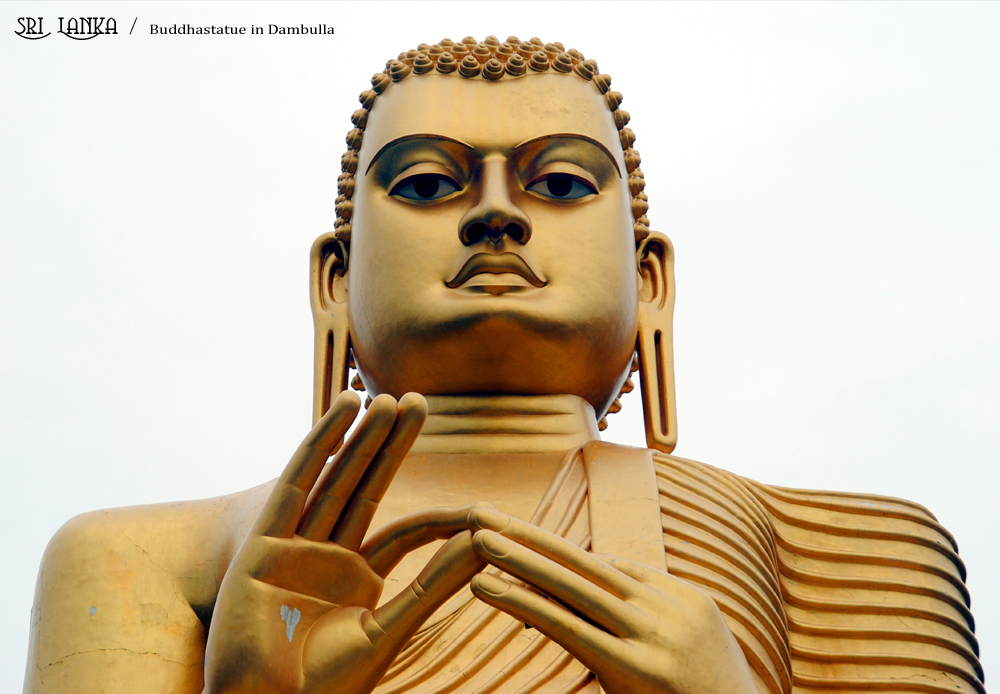 Sri Lanka - Buddhastatue in Dambulla