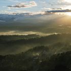 Sri Lanka, Kandy, Sonnenaufgang über der Stadt