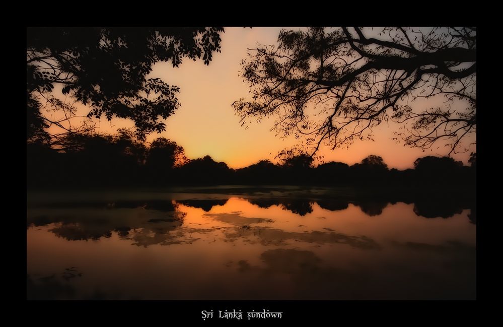 Sri Lanka, Sonnenuntergang