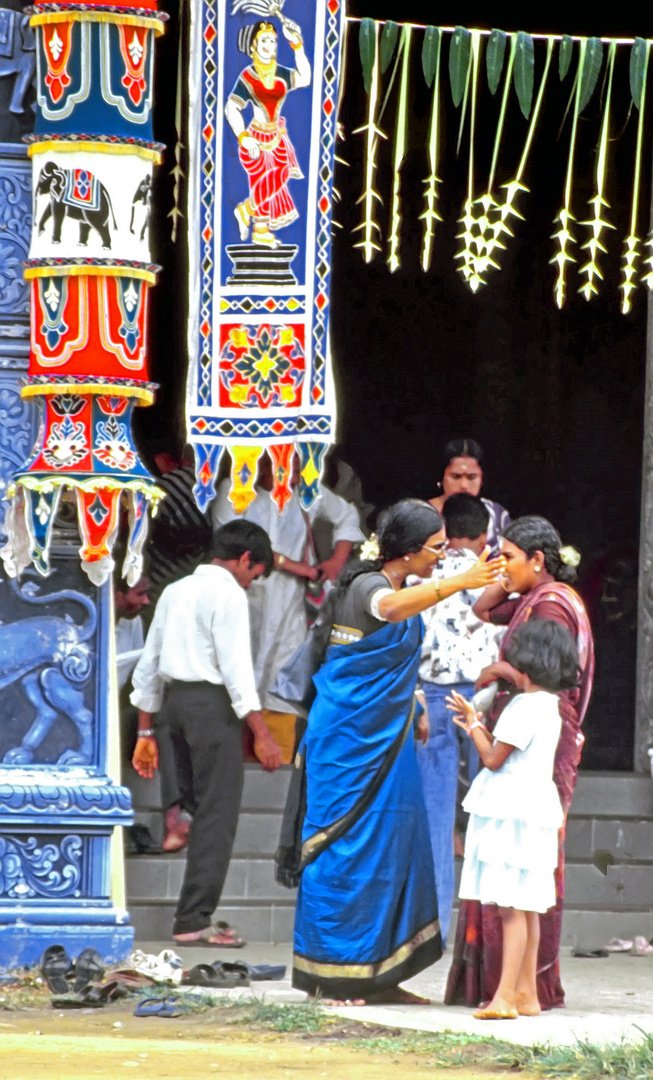 Sri Ramar Temple , domenica mattina.