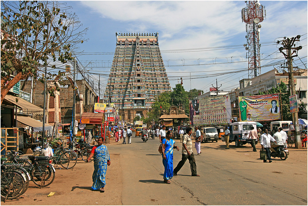 Srirangam 1. Gopuram (1. Eingangstor)