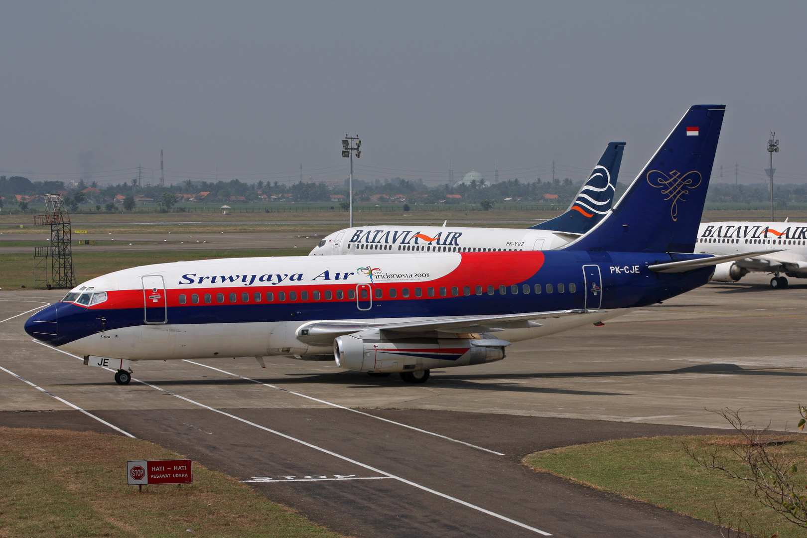 Sriwijaya Air Boeing 737-200 Jakarta International Indonesia September 2008