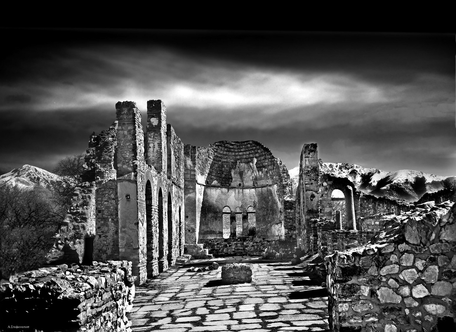 St Achillios ruins...