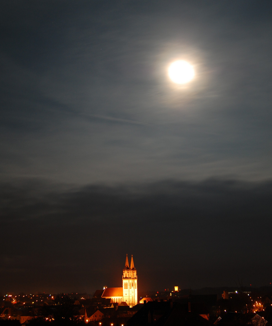 St. Aegidien bei Mondschein