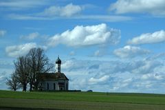 St Andrä, Kirche bei Etting, Bayern...