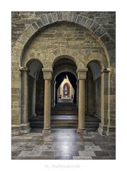 St. Andreaskirche - Hildesheim " Blick zum Chor, aus meiner Sicht..."