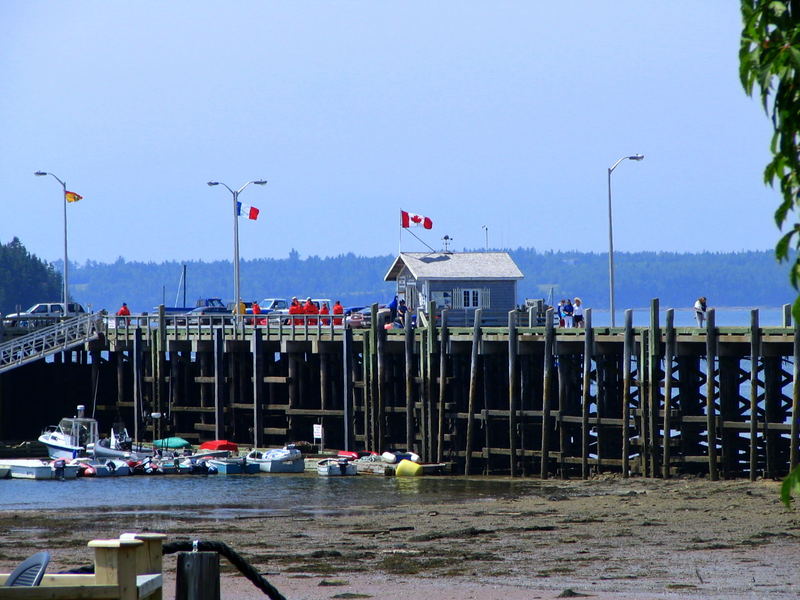 St. Andrews by the Sea at low tide