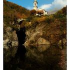 St Anna Church on a hilltop - Divespot below