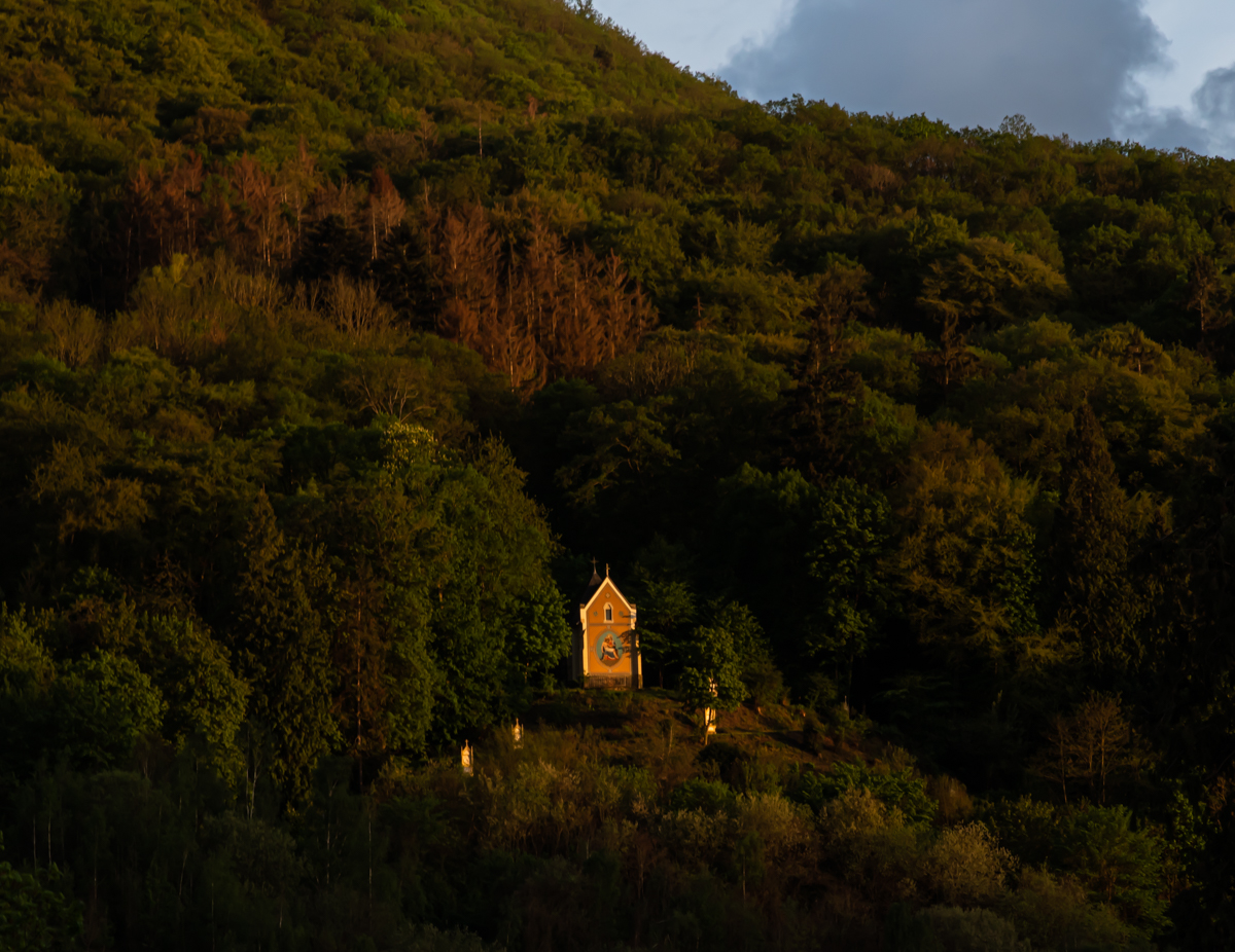 St. Anna Kapelle 0322-2 bei Sonnenuntergang