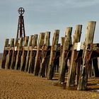 St Anne's remains of the old pier, Lytham St Anne's