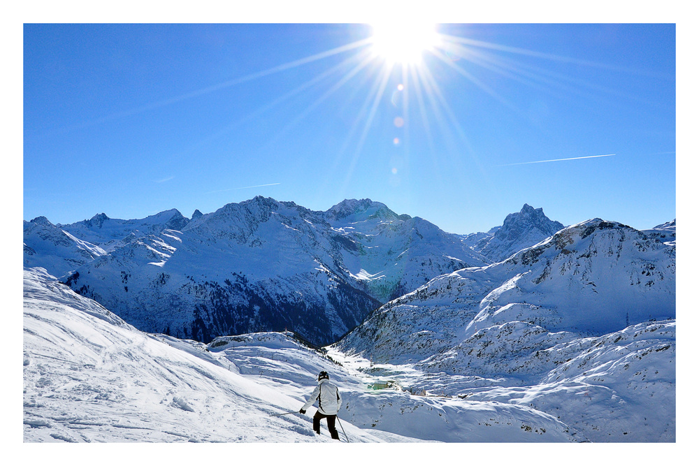 St. Anton - Galzig "Der einsame Skifahrer"