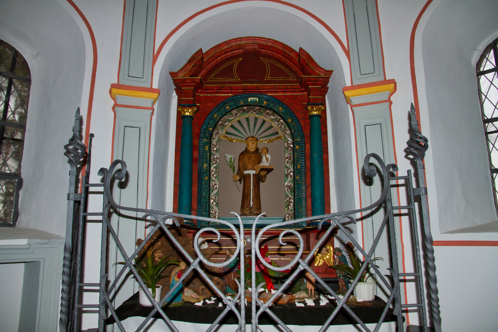 St. Antonius auf dem Altar