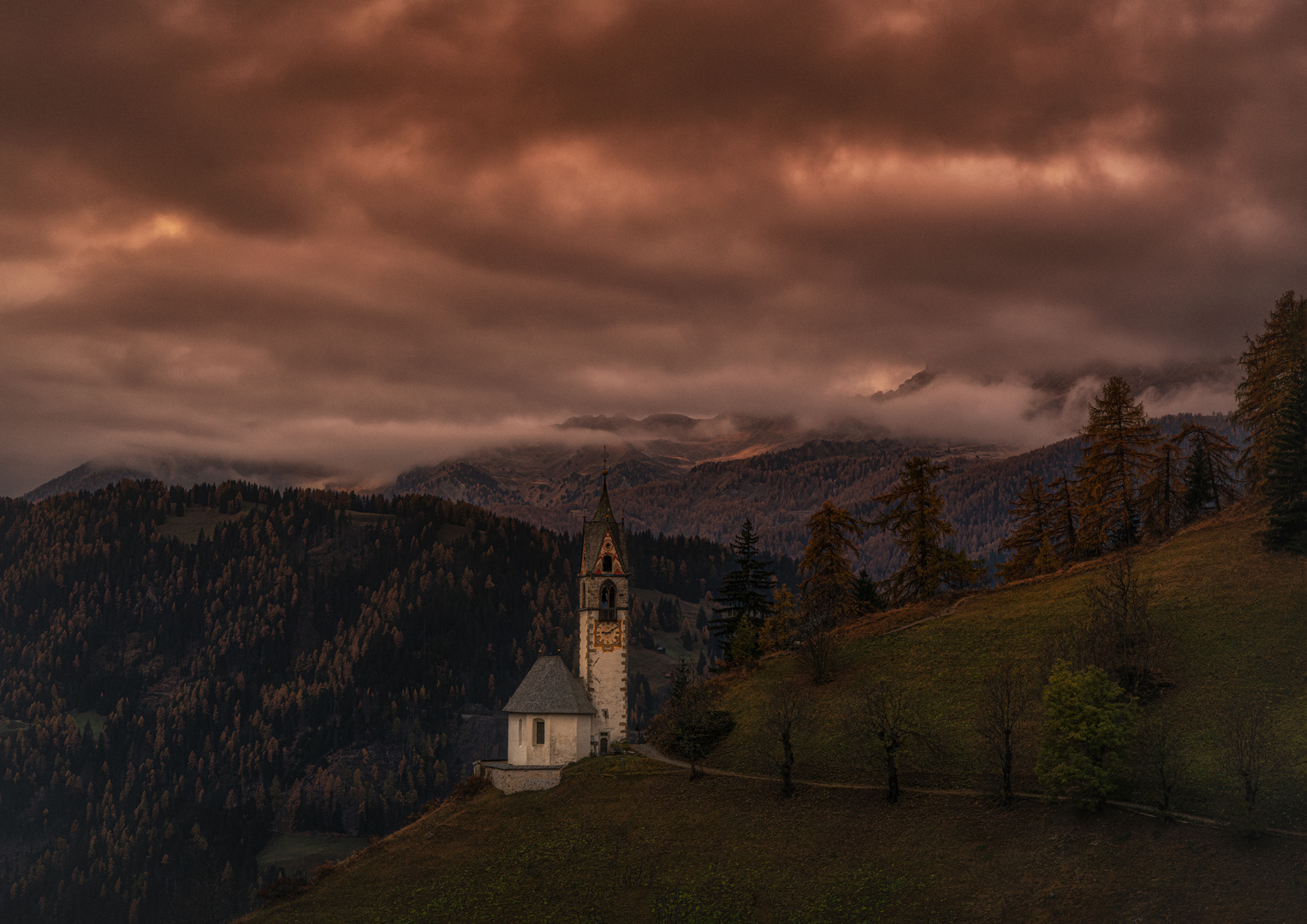 St. Barbara Church - Wengen/South Tyrol