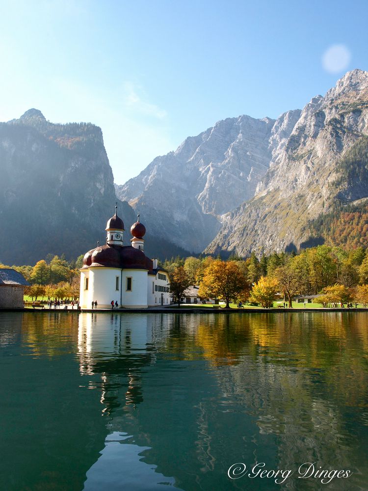 St. Bartholomä am Königssee im Oktober