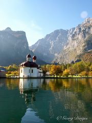 St. Bartholomä am Königssee im Oktober