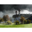 St. Bartholomä im Nebel