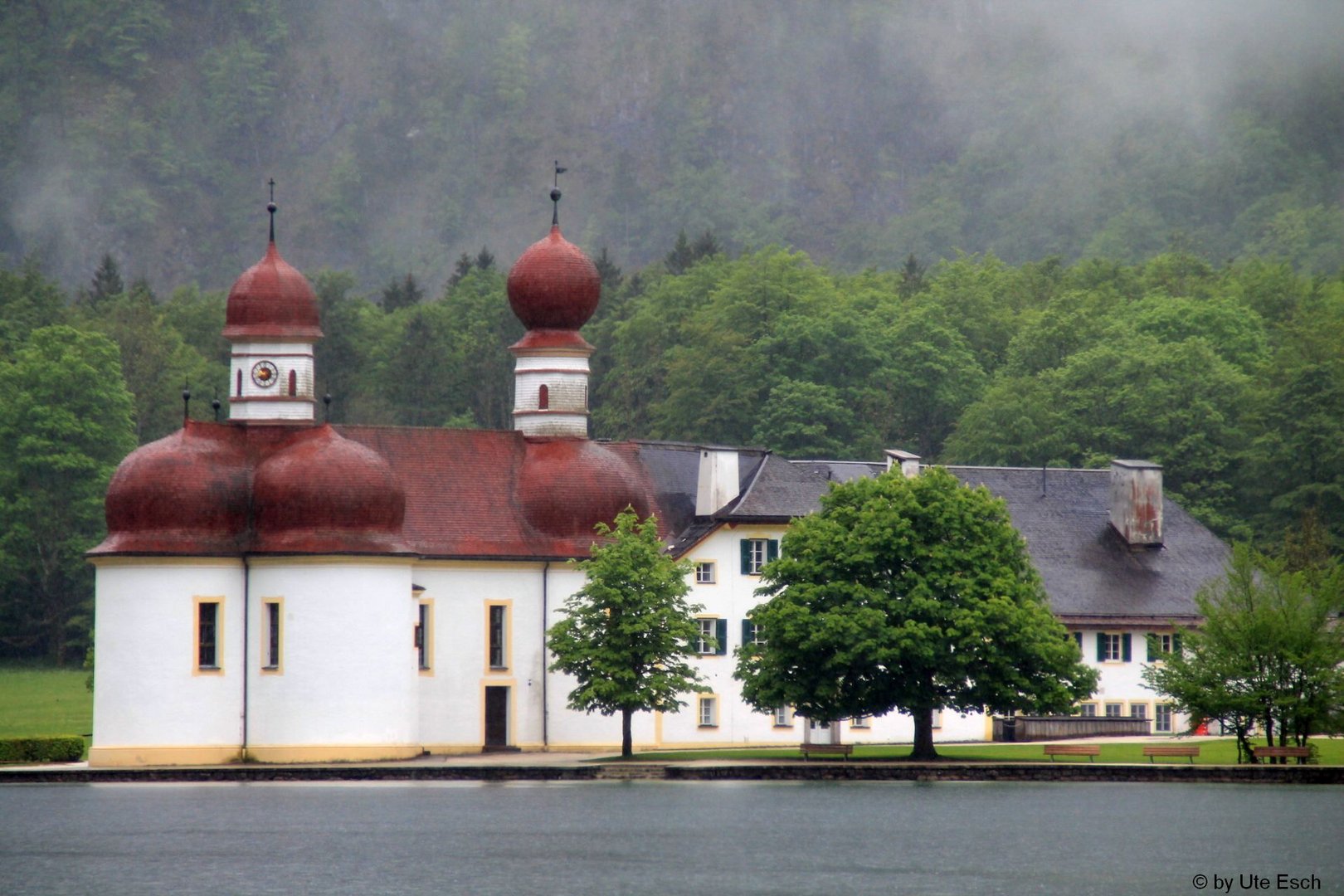 St. Bartholomä menschenleer