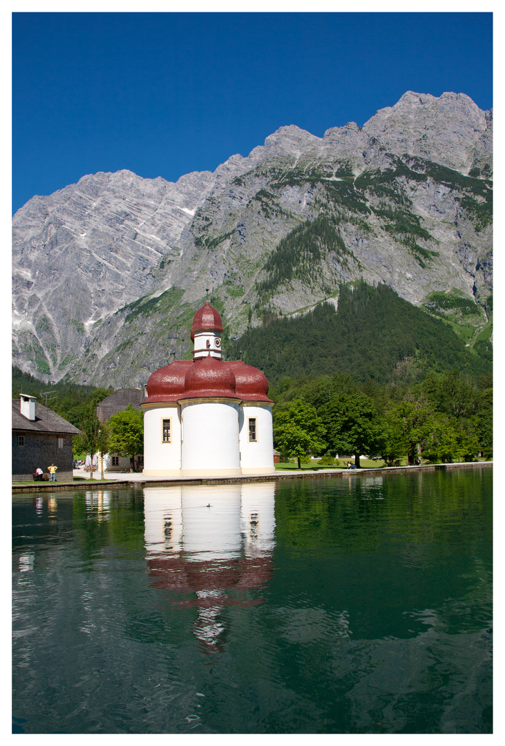 St. Bartholomä mit Watzmann