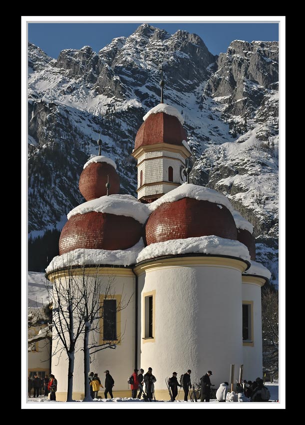 St. Bartholomä mit Watzmann-Ostwand