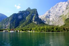 St. Bartholomä und Watzmann am Königssee