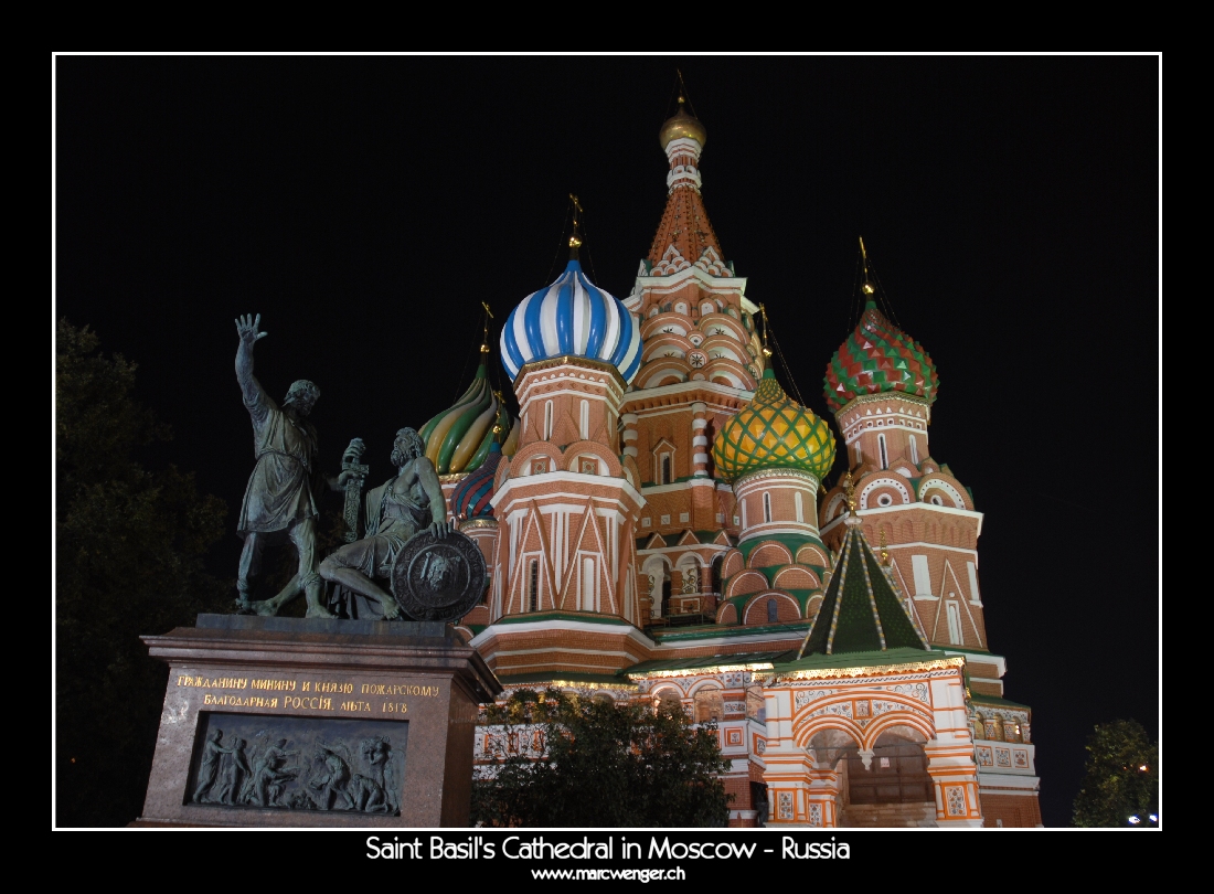 St. Basil's Cathedral in Moscow - Russia