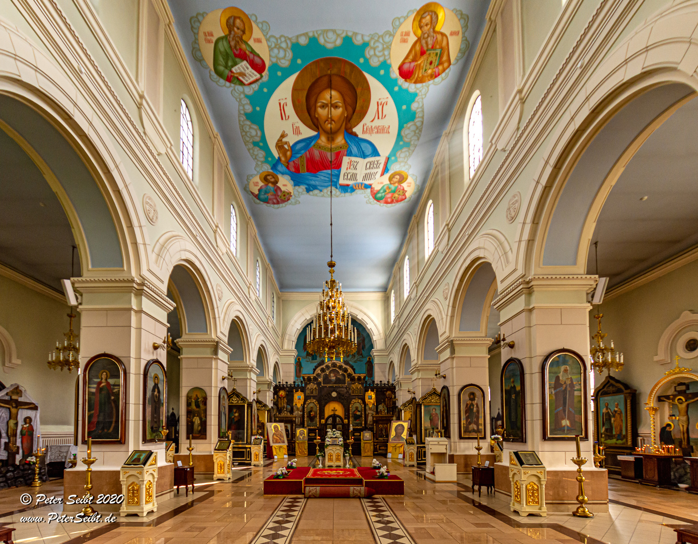 St. Boris und Gleb Kathedrale in Daugavpils, Lettland. Foto & Bild