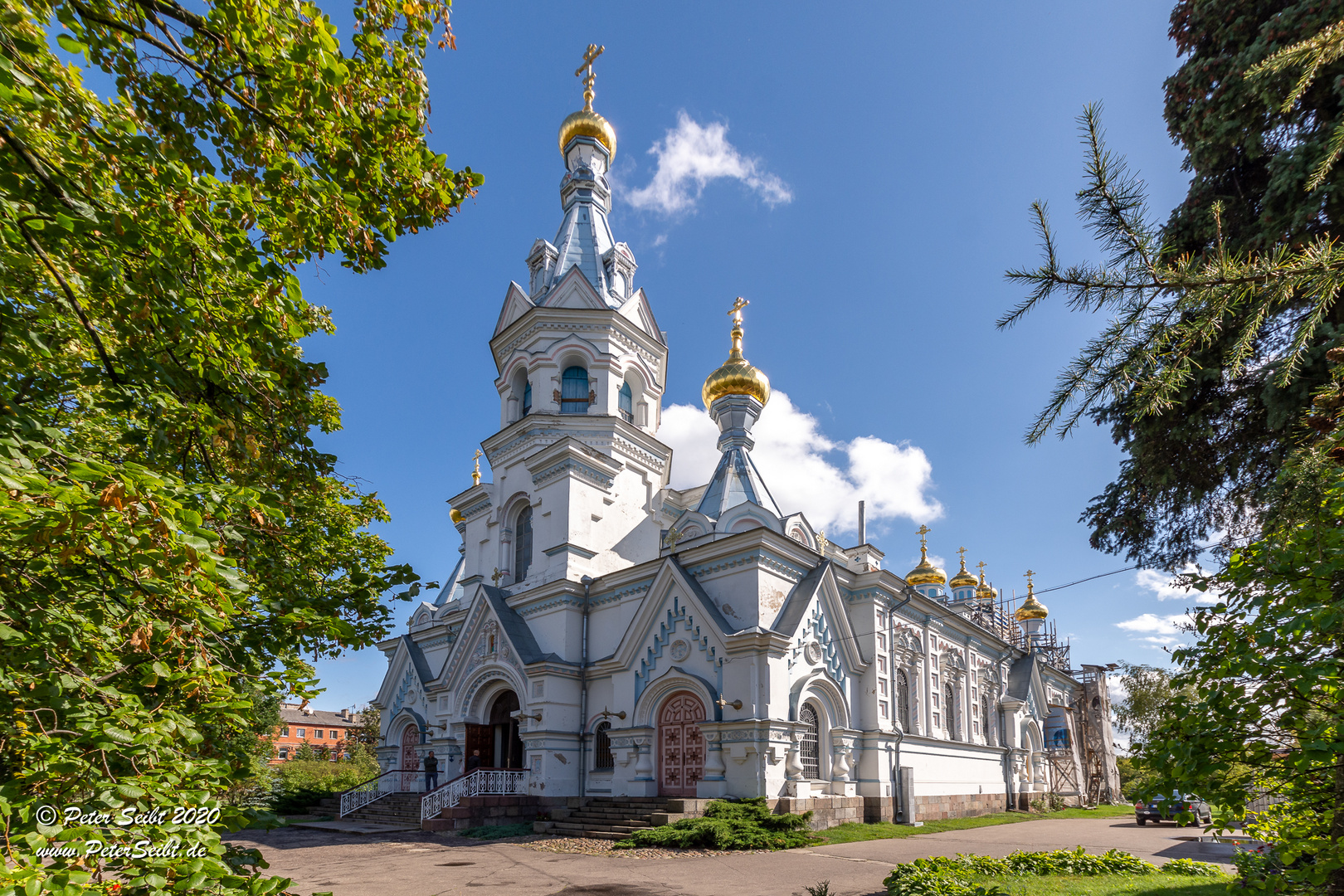 St. Boris und Gleb Kathedrale in Daugavpils, Lettland.