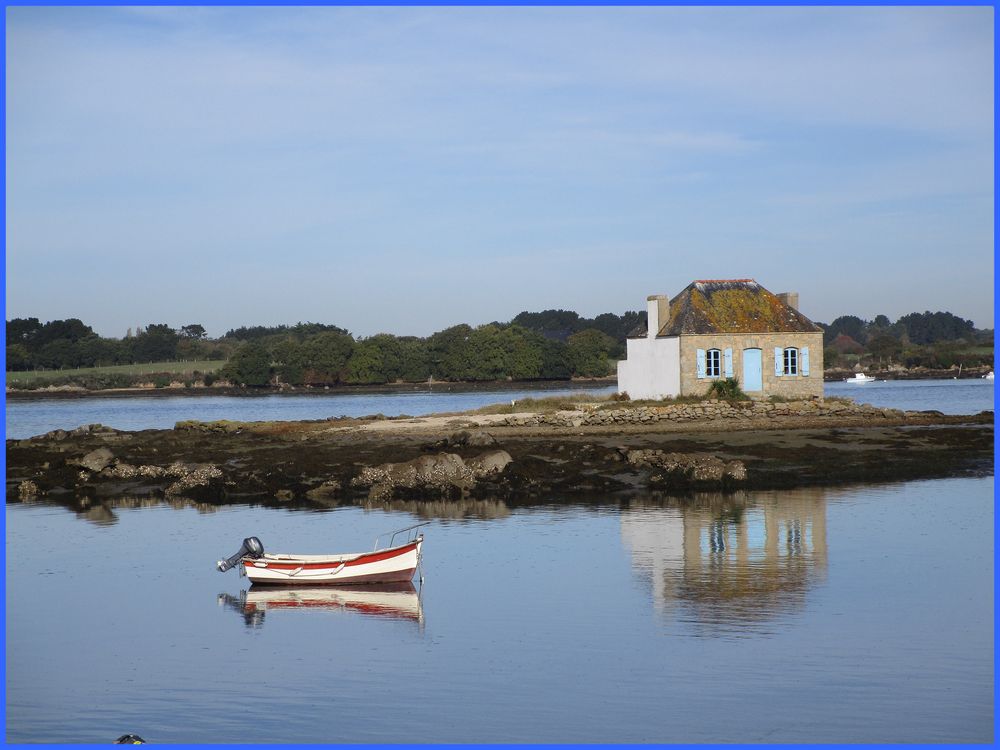 ..St-Cado, Ria d'Etel, Morbihan..