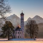 St. Coloman im Abendlicht.