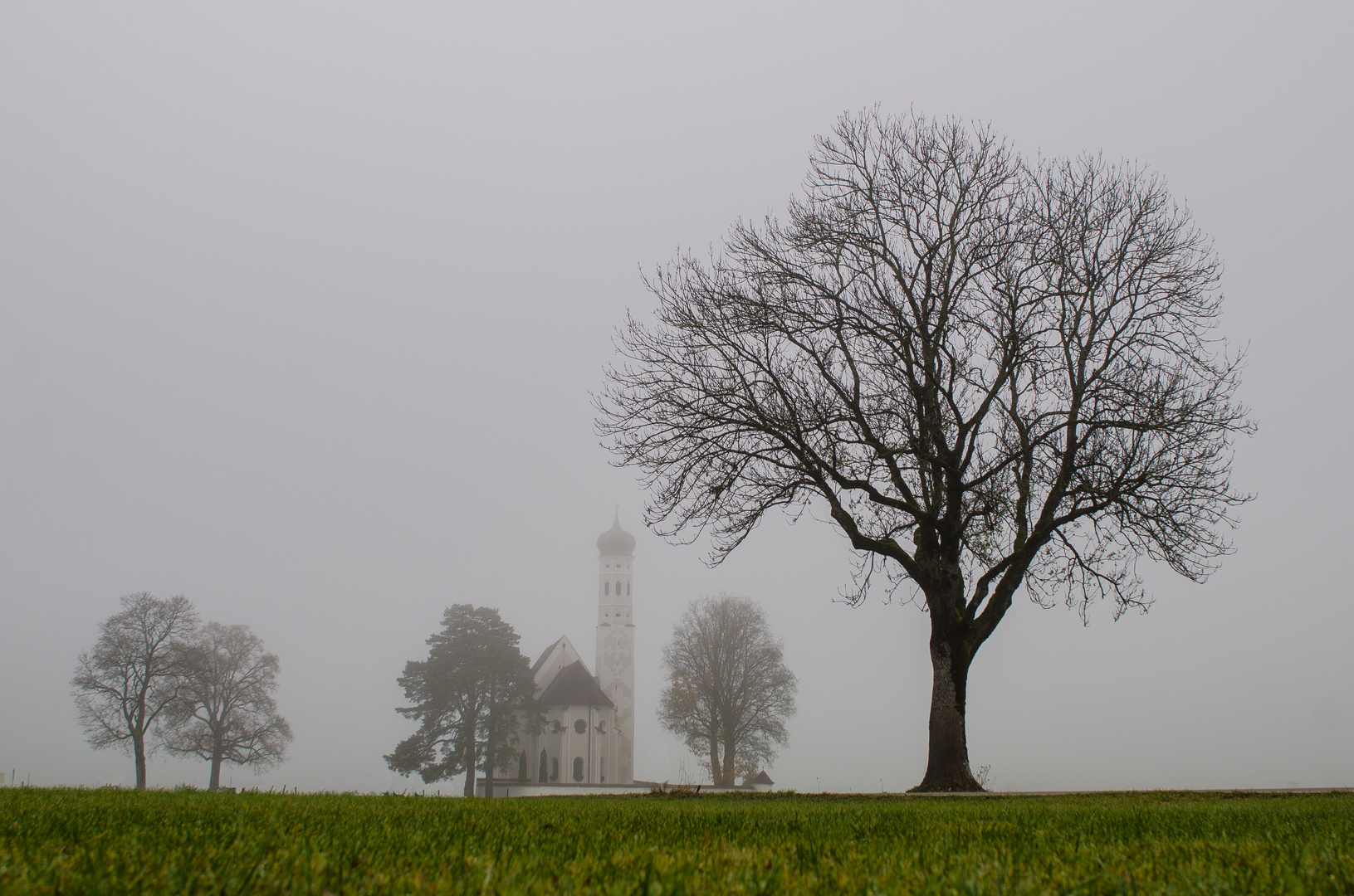 St. Coloman im Nebel