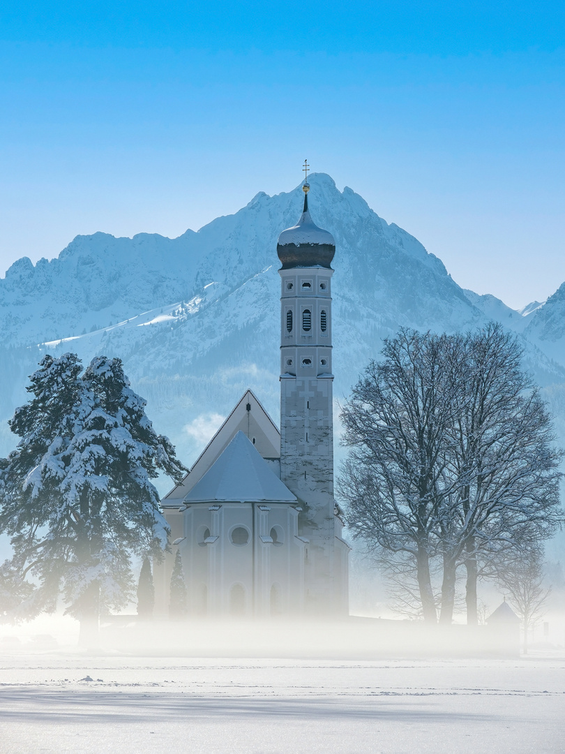 St.-Coloman im Nebelschleier