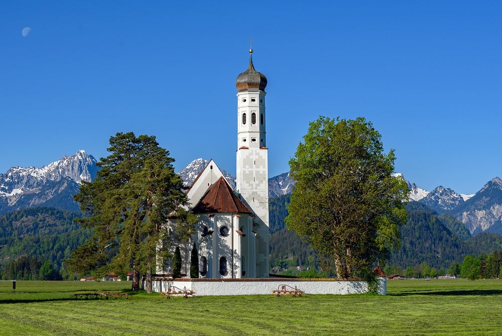 ::.  St. Coloman mit Mond .::