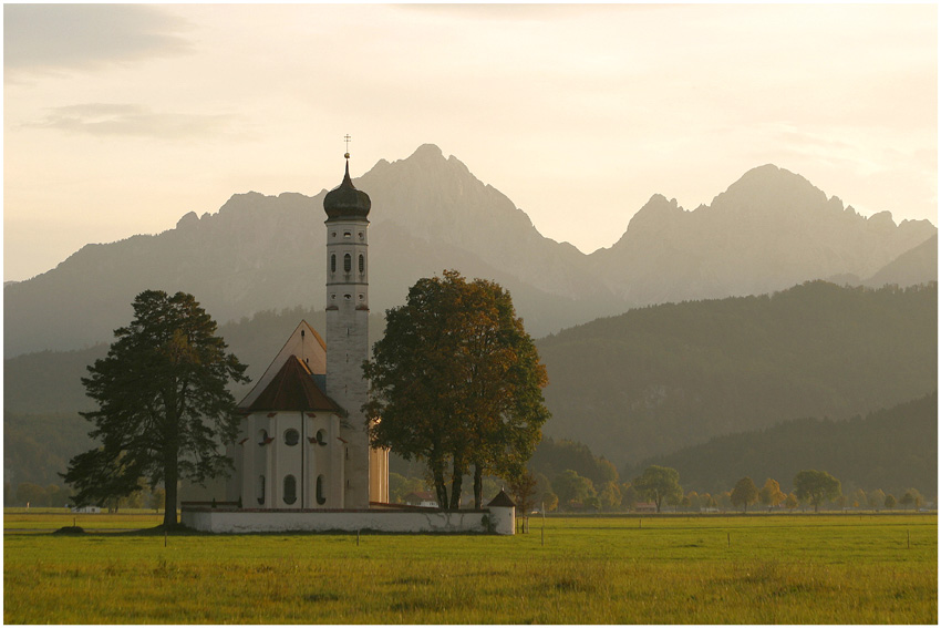 St. Colomann im Abendlicht