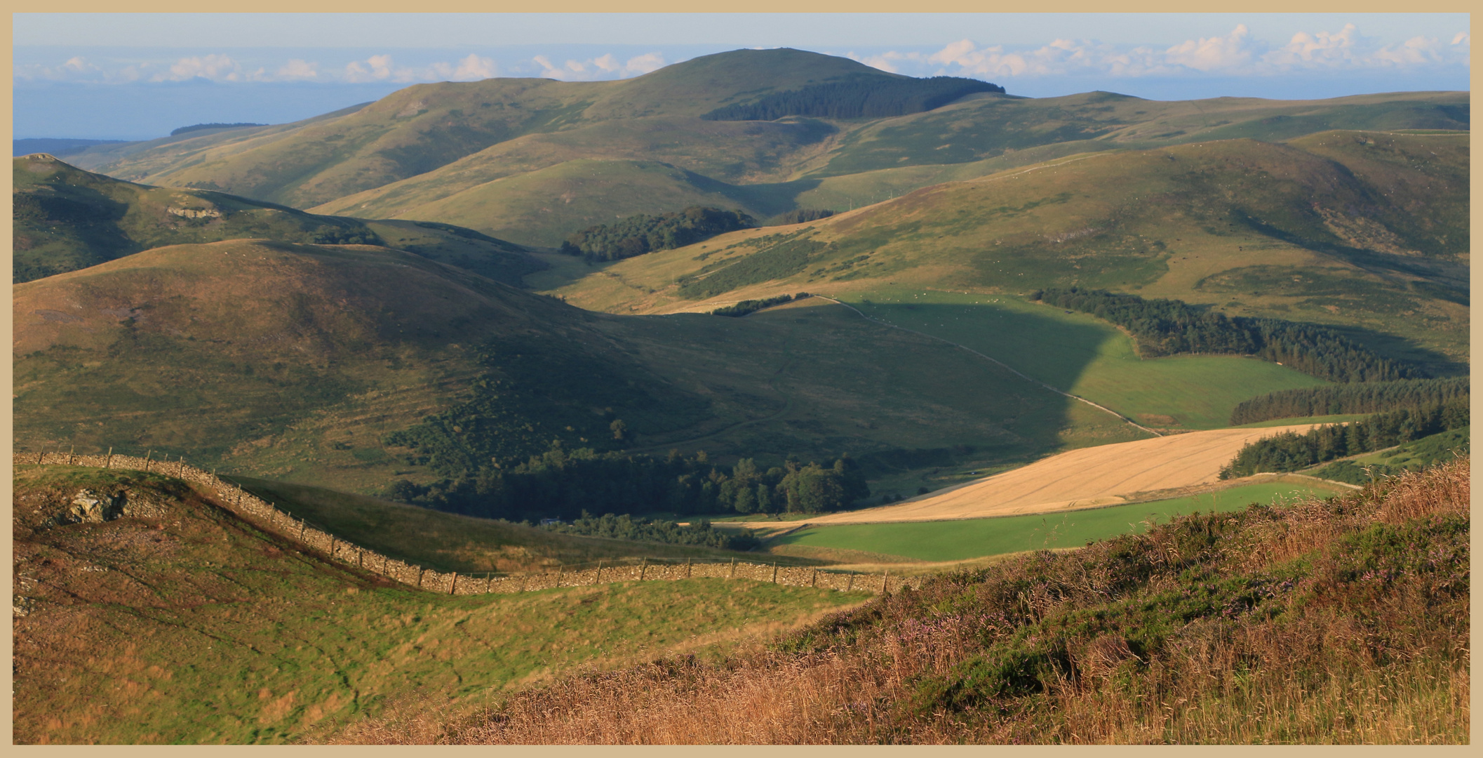 St Cuthberts way below wideopen hill 2