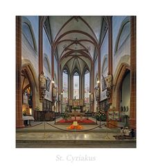 St. Cyriakus (Duderstadt) " Blick in den Chorraum -