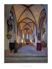 St. Cyriakus (Duderstadt) " Blick in den Johanneschor..."