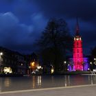 St. Donatus und Marktplatz in Aachen-Brand